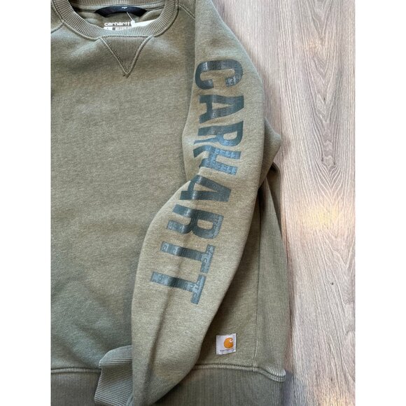 Carhartt Relaxed Fit Arm Logo Crewneck S - Picture 2 of 5